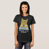 Meowster Keyboard Cat Working Pun Programmer Code T-shirt (Voorkant volledig)
