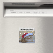 MEOWWING CHRISTMAS GINGER CAT MAGNET (In Situ (Lave-vaisselle))