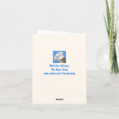 MEOWY BIRTHDAY Kittens Small Birthday Kaart (Achterkant)