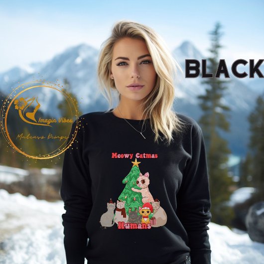 Meowy Catmas, Grappige Kerstkat Trui
