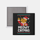 Meowy Catmas Magneet (Voorkant / Achterkant)