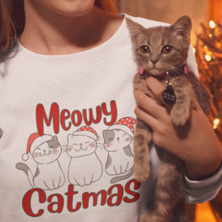 Meowy Catmas, Vrolijke Kerstkatten Trui