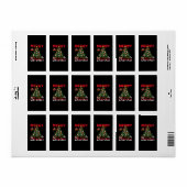 Meowy Chirstmas Etiket (Full Sheet)