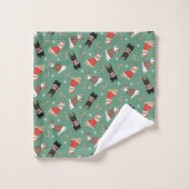 Meowy Christmas Cats (Gant de toilette)