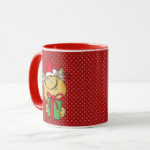 Meowy Christmas Chat 11 oz Classique Mug (Devant gauche)