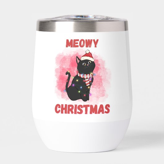 Meowy Christmas Chat Personnalisé (Avant)