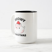 Meowy Christmas Coffee Mug (Devant gauche)
