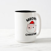 Meowy Christmas Coffee Mug (Devant droit)