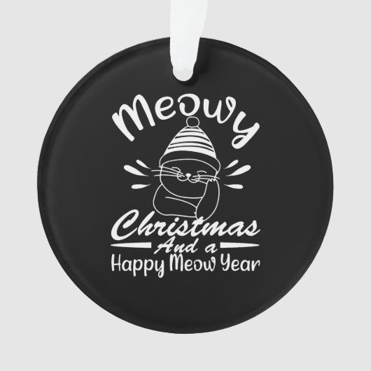 Meowy Christmas et A Happy Meow Year (devant)