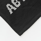 Meowy Christmas Funny Abyssinian Cat Santa Hat Ugl Fleece Deken (Hoek)