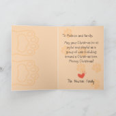 Meowy Christmas Funny Chats Folle Carte de vacance (Intérieur)