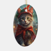 Meowy Christmas Kitten Ornament (Rechts)