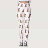 Meowy Christmas Kittens Leggings (Devant)