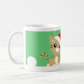 Meowy Christmas Kitty Mug (Gauche)