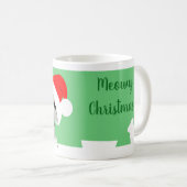 Meowy Christmas Kitty Mug (Devant droit)