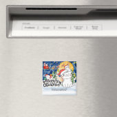 Meowy Christmas Magneet (Insitu (Vaatwasser))