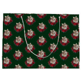 Meowy Christmas Maine Coon Cat Groot Cadeauzakje (Achterkant)