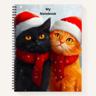 Meowy Christmas Winter Love Notitieboek