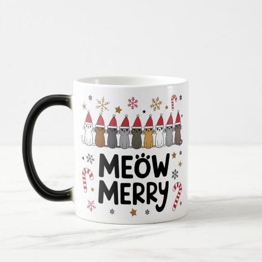 Meowy Joyeux Catmas Mug (Gauche)