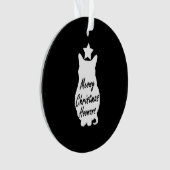 MEOWY Kerst Ornament (voorkant)