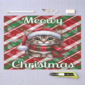 Meowy Kerst Tissue Paper Tissuepapier (Craft)