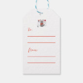 Meowy kerstcadeautjes cadeaulabel (Achterkant)