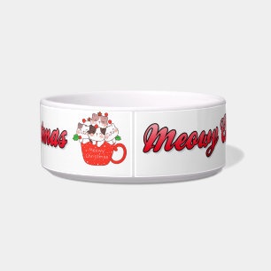 Meowy Kerstcute Katten Bowl Voerbakje