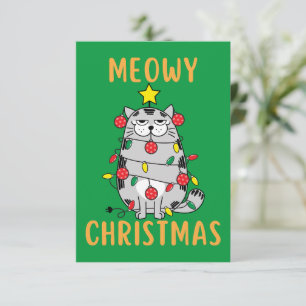 Meowy kerstkaartje