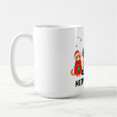 Meowy kerstkat koffiemok (Links)