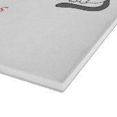 Meowy kerstkatten snijplank (Hoek)