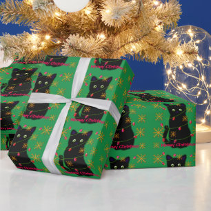 Meowy Kerstmis cadeau voor kattenliefhebbers z Cadeaupapier