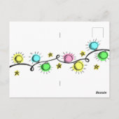 Meowy Kerstmis! Funny Cats/Personalized Briefkaart (Achterkant)