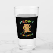 Meowy Kerstmis Glas (Voorkant)