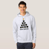 Meowy Kerstmis Hoodie (Voorkant volledig)