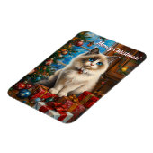 Meowy Kerstmis! Magneet (Linkerzijde)