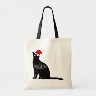 Meowy Kerstmis Tote Bag