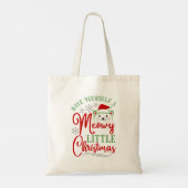 Meowy Little Kerstmis Tote Bag (Achterkant)