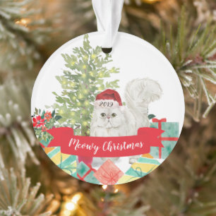 Meowy Noël Chat persan