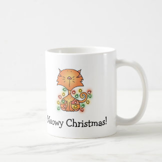 MEOWY NOËL ! Mug de dessin animé par April McCallu