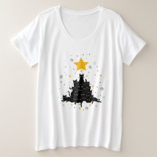 Meowy sapin de Noël, drôles de félins