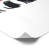 Meowys Christmas Black Cat Santa Hats Cadeau Anim Poster (Hoek)