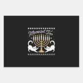 Meowzel Tov Funny Chanukah Hanukkah Ugly Sweater Inpakpapier Vel (Voorkant)