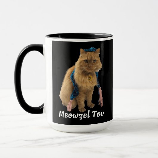 Meowzel Tov Jewish Funny Cat Mok (Links)