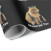 Meowzel Tov Mazel Tov Joods kat verpakkingspapier Cadeaupapier (Rol Hoek)