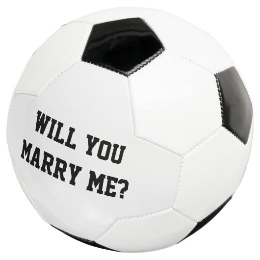 M'épouseras-tu ? Mariage Proposition balle de foot (3/4)
