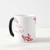 M'épouserez-vous ? Tasse cachée de Flourish de (Devant gauche)