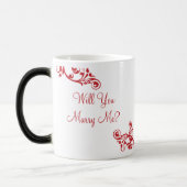M'épouserez-vous ? Tasse cachée de Flourish de (Gauche)