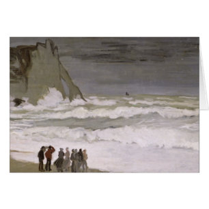 Mer agitée de Claude Monet   chez Etretat, 1868-69
