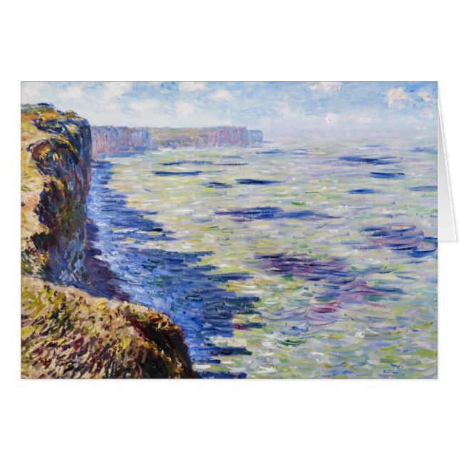Mer chez Fecamp, vue des falaises, 1881 (Devant Horizontal)