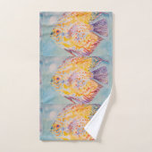 Mer Coloré Poisson Océan Plage Douche de mer (Serviette à main)